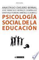 Libro Psicología social de la educación