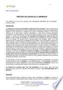 Libro PSICOPATOLOGIAS DE LA MEMORIA