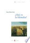 Libro ¿Qué es la filosofía?