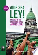 Libro ¡Que sea ley!