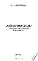 Libro Quién hubiera dicho