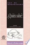 Libro ¿Quién sabe?