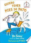 Libro Quiero tener pies de pato