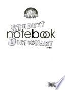 Libro Random House Webster's Student Notebook Dictionary, Third Edition - Girl