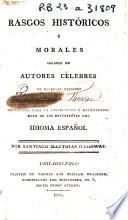 Rasgos históricos y morales sacados de autores célebres de diversas naciones