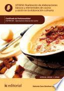 Libro Realización de elaboraciones básicas y elementales de cocina y asistir en la elaboración culinaria. HOTR0108