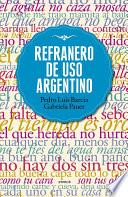 Refranero de uso argentino