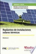 Libro Replanteo de Instalaciones Solares Térmicas. Energía y agua