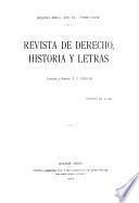 Revista de derecho, historia y letras ...