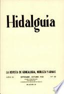 Revista Hidalguía número 30. Año 1958