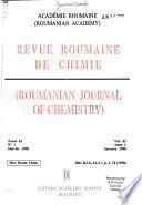 Revue roumaine de chimie