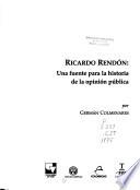 Libro Ricardo Rendón