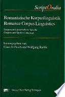 Romance corpus linguistics
