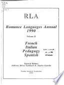 Romance Languages Annual