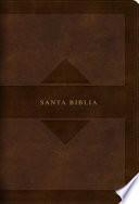 Libro Rvr 1960 Biblia Letra Grande Tamaño Manual Edición Tierra Santa, Café Símil Piel Mass Market