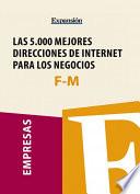 Libro Sectores F-M - Las 5.000 mejores direcciones de internet para los negocios.