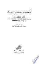 Libro Si me quieres escribir