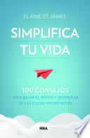 Libro Simplifica tu vida