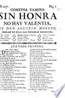 Sin honra no ay valentia