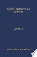 Libro Sobre los misterios egipcios