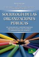 Libro Sociología de las organizaciones Públicas