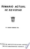 Sumario actual de revistas