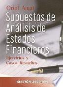 Libro Supuestos de análisis de estados financieros
