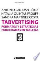 Libro Tabvertising. Formatos y estrategias publicitarias en tabletas