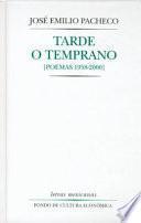 Libro Tarde o temprano