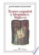 Libro Teatro español e hispánico