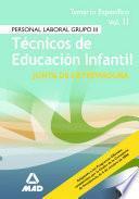 Tecnicos de Educacion Infantil de la Comunidad de Extremadura. Temario Volumen Ii Ebook
