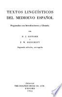 Textos lingüísticos del medioevo español