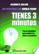 Libro Tienes tres minutos!