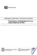 Transferencias intergubernamentales en las finanzas municipales del Perú