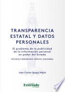 Libro Transparencia estatal y datos personales