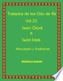 Libro TRATADO DE LOS 256 ODU IFA VOL 23 Iwori Otura-Iwori Irete