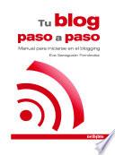 Libro Tu Blog Paso a Paso