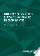 Libro UF0039 Limpieza y puesta a punto de pisos y zonas comunes en alojamientos
