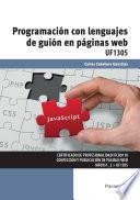 Libro UF1305 - Programación con lenguajes de guión en páginas web