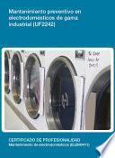 UF2242 - Mantenimiento preventivo en electrodomésticos de gama industrial