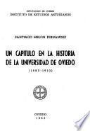 Un capítulo en la historia de la Universidad de Oviedo