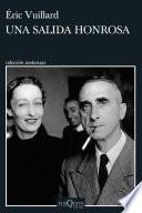 Libro Una salida honrosa