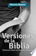 Libro Versiones de la Biblia