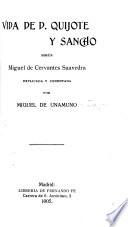 Vida de d. Quijote y Sancho