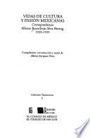 Libro Vidas de cultura y pasión mexicanas