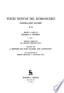 Voces nuevas del romancero castellano-leonés