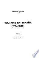 Voltaire en España (1734-1835)
